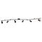 Vaxcel Ceiling Spot Fixture with Metal Shades Alto 6 Light LED Matte Black with Gold Satin Brass Accents C0288 - alternate 5